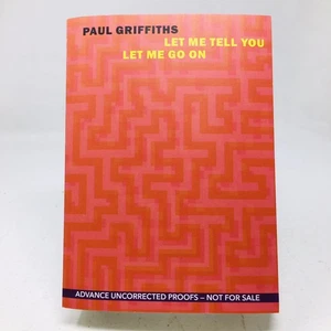 Let Me Tell You and Let Me Go on ARC by Paul Griffiths Proof 2 Novels - Picture 1 of 5