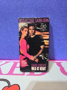 Wild At Heart 1990 (VHS) Tape A David Lynch Film Nicolas Cage Laura Dern - Picture 1 of 5