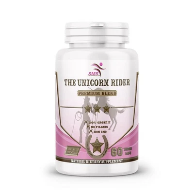 Unicorn Rider Mujer Mujer Potenciador de Energía 60 Suplemento Dietético Orgánico No OGM Foto 1 de 4