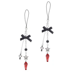 2 Pcs Pentagramm-Handykette Dekoration Für Telefon Charme Kawaii - Zdjęcie 1 z 12