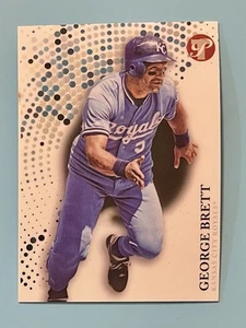 2022 TOPPS PRISTINE GEORGE BRETT #167 CARTA BASE KANSAS CITY ROYALS - Foto 1 di 2