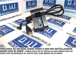 Usb and Audio Video Recovery Panel for Non-Factory Radio on Volkswagen - Picture 1 of 1