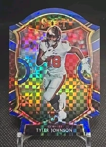 2021 Tyler Johnson Panini Select Blue Checkboard Prizm Die-Cut Rookie Card #85 - Picture 1 of 2