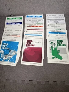 LOTE DE 20 PARTITURAS SERIE CANTAR PIANO, ÓRGANO, CORO-PRENSA DE MÚSICA PATRIMONIO - Imagen 1 de 7