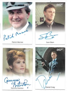 James Bond : Heroes And Villains Autograph & Relic Card Selection NM Rittenhouse - Picture 1 of 86