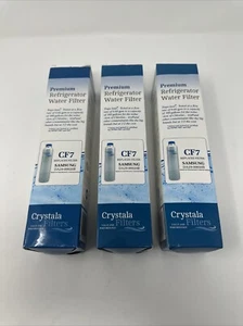 3-Pack NEW Crystala CF7 Refrigerator Water Filter - Picture 1 of 2