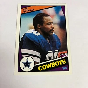 1984 Topps Football #245 Ron Springs - Picture 1 of 2