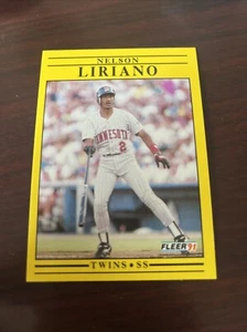 1991 Fleer Nelson Liriano #617 Minnesota Twins - Picture 1 of 1