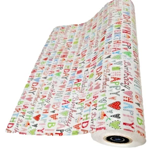 100 METER ROLL OF STRIPY WRAPPING PAPER SHOP OR PERSONAL USE - Picture 1 of 3