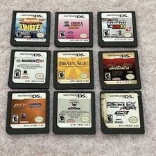 VINTAGE NINTENDO DS GAME CARTRIDGES-SET OF 9!