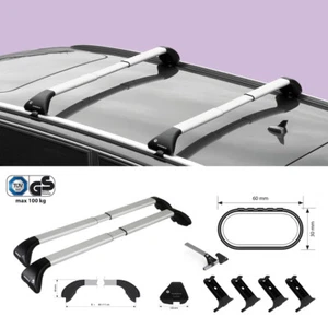 BARRE PORTATUTTO IN ALLUMINIO TELESCOPICHE PER BMW SERIE 5 TOURING (F11) - Foto 1 di 8