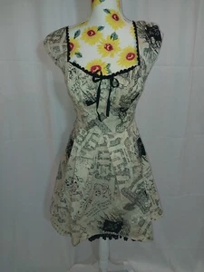 Harry Potter MARAUDERS MAP Kleid Steampunk Style Hot Topic Exclusive Medium - Bild 1 von 8