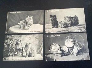 Lot de 6 Cartes postales Chat landor's cat studies - Foto 1 di 3
