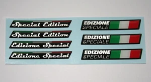 Juego de calcomanías de edición especial bandera italiana 3D gel Ducati Aprillia Vespa Fiat - Imagen 1 de 1