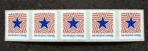 2024USA #5832 10c Radiant Star Presorted Standard - PNC Strip or 5 Mint #B1111 - Picture 1 of 2