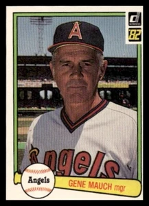 1982 Donruss #141 Gene Mauch California Angels Baseball card - Picture 1 of 2