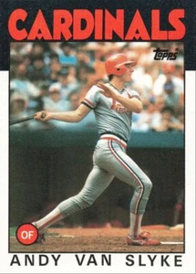 1986 Topps Baseball Andy Van Slyke St. Louis Cardinals #683 - Picture 1 of 2