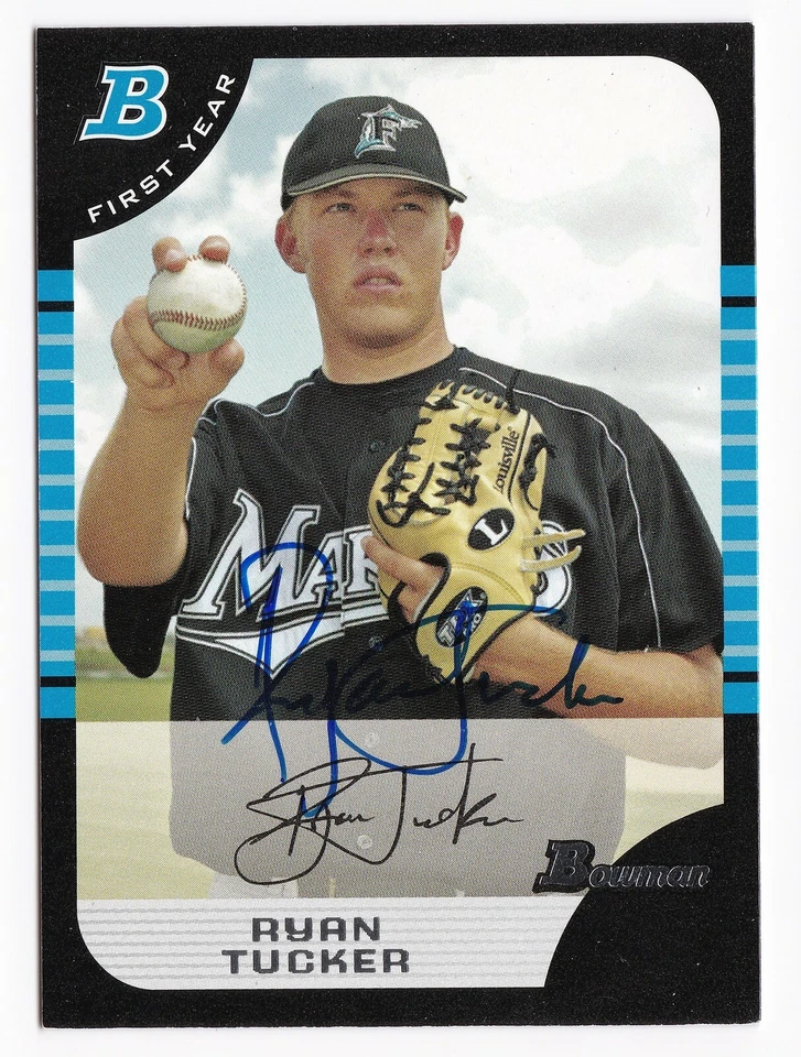 Ryan Tucker Autograph On A 2005 Bowman DP RC - Florida Marlins - Image 1 of 1