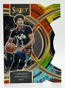 2023-24 Select Premier Tie Dye Prizm Die Cut #189 Cameron Johnson 13/25 Nets - Picture 1 of 2