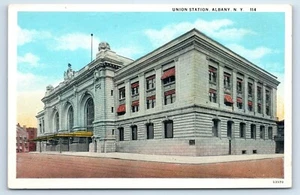 Postal de Union Station en Albany Nueva York - Imagen 1 de 2