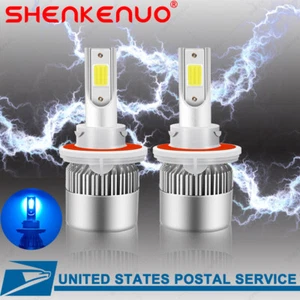 LED Headlight Kit H13 9008 8000K Ice Blue Hi/Low Bulbs for Dodge Caliber 07-2012 - Imagen 1 de 10