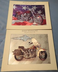 HARLEY DAVIDSON CHOPPER MOTO STAMPA PELLICOLA OPACA 1994 BICI SETTIMANA DAYTONA FL - Foto 1 di 3