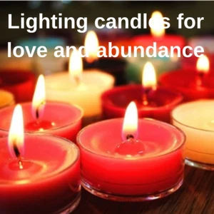 Vela de amor y abundancia, vela ardiendo para ti, especial para ti - Imagen 1 de 5
