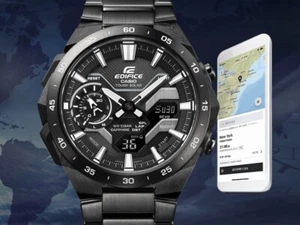 Reloj CASIO EDIFICE ECB-2200YDC-1AJF Bluetooth regalos navideños para hombre ... - Imagen 1 de 6