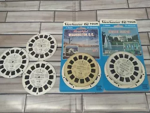 View-Master Washington D.C. Beautiful White House Set 2 Three 3D Reels - Picture 1 of 12