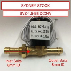 DC24V Welder Solenoid 0-0.8MPa Argon SVZ-1.5-B8 - Picture 1 of 2