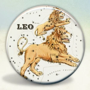 Constellation of Leo Zodiac Sign Pocket Mirror - Picture 1 of 3