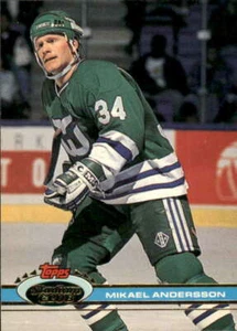 1991-92 Stadium Club #39 Mikael Andersson NM-MT Whalers - Picture 1 of 2