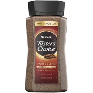 NESCAFE Taster'S Choice café instantané, mélange maison (14 onces) (Pack de 2) - Photo 1/3