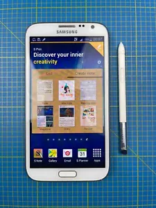 Samsung Galaxy Note 2 (N7100) White 16GB (O2 / Tesco Network) Android Smartphone - Picture 1 of 4