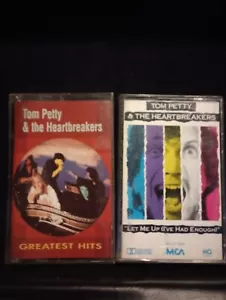 Tom Petty & The Heartbreakers Cassettes ,Let Me Up I've Had Enough & Greatest Hi - Picture 1 of 3