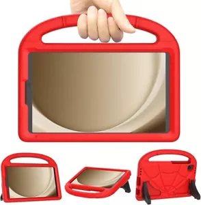 Kids Case For Samsung Galaxy Tab A9 8.7'' Shockproof Handle Stand Cover Red - Picture 1 of 5