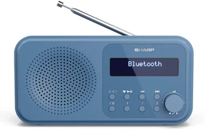 SHARP DR-P420 Digitalradio DAB+, FM, Bluetooth 5.0, Wecker, USB, Blau, tragbar - Bild 1 von 8