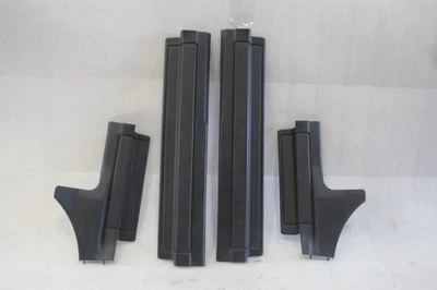 1999 2000 2001 2002 2003 ACURA TL FRONT REAR DOOR SILL SCUFF PLATE TRIMS BLACK - Image 1 of 4