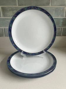 2x DENBY Baroque Stoneware Dinner Plate 10 1/4" 26cm Made in England Coupe - Picture 1 of 7