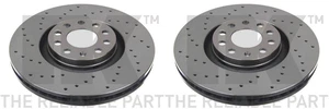 2x Discos De Freno 320mm Ventilados Delante Compatibles Con AUDI A4 | 2047135 - Imagen 1 de 4