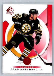 2024-25 SP Auténtico #9 Brad Marchand Limited Rojo Boston Bruins - Imagen 1 de 2