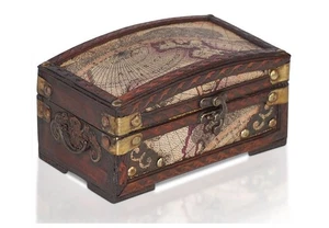 Thunderdog Madrid Piraten Schatztruhe Holztruhe Schatzkiste Truhe Kiste Box - Bild 1 von 5