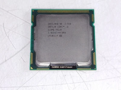 Lot of 5 Intel Core i3-540 3.06 GHz 2.5 GT/s LGA 1156 Desktop CPU Processor - Image 1 of 4