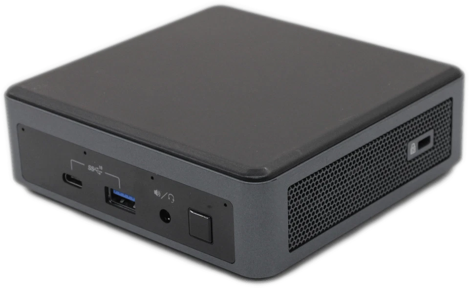 Intel NUC Mini PC WiFi | i3-10110U 2x2,1 GHz 256GB SSD 8GB RAM no OS | NUC10FNK - Bild 1 von 4