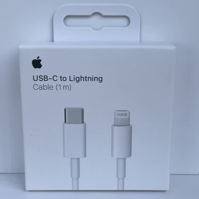 Apple USB-C to Lightning 1m Cable - Fast Charging iPhone iPad MQGJ2ZM/A - New - Image 1 of 4
