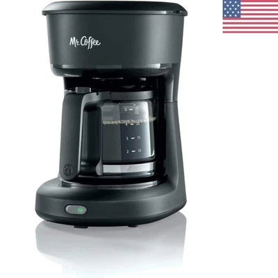 Ergonomic 5-Cup Coffee Maker with Reusable Filter - Ideal for Personal Use - Image 1 of 3