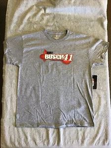 2015 Fanatics Kurt Busch #41 Haas doppelseitig Jugend XLarge grau NEU - Bild 1 von 4