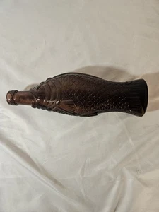 Vintage Fish Shaped Colloctable Glass Bottle Decanter - Picture 1 of 10