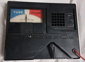 Vintage 1960 Mattel Lie Detector Game RARE Boardgame No Batteries Needed. 989 - Picture 1 of 3