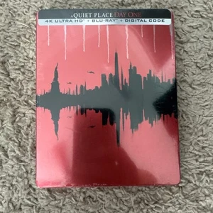 A Quiet Place Day, One 4K Blu-Ray Digital Code, Steele Book - Picture 1 of 2